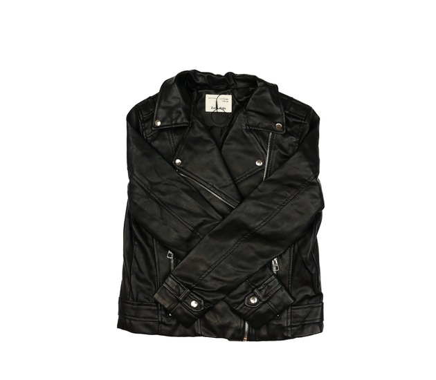 Černá koženková bunda Zara