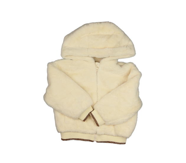 Krémová chlupatá bundička Primark