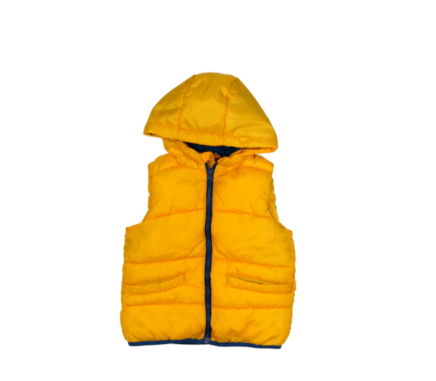 Žlutá prošívaná vesta 