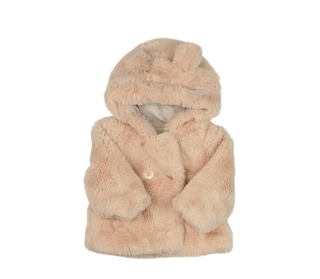 Růžová chlupatá bundička F&F