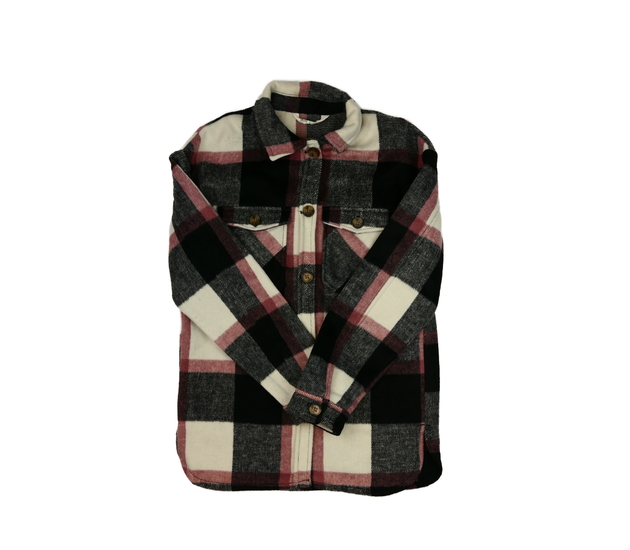 Kostkovaný košilový kabátek H&M