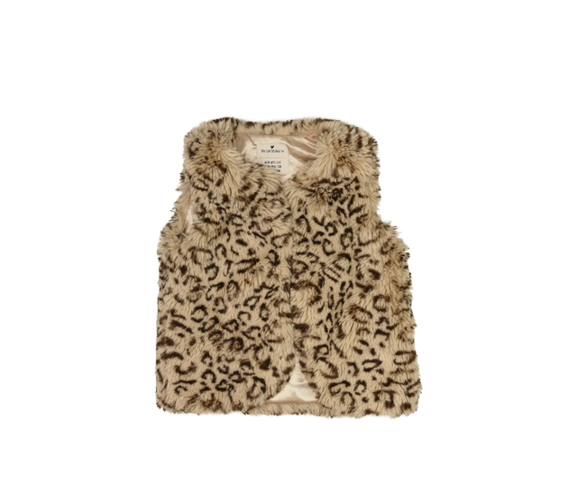 Zvířecí chlupatá vestička 