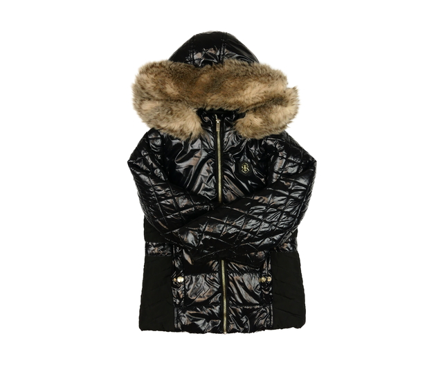 Černá stylová zimní bunda River Island