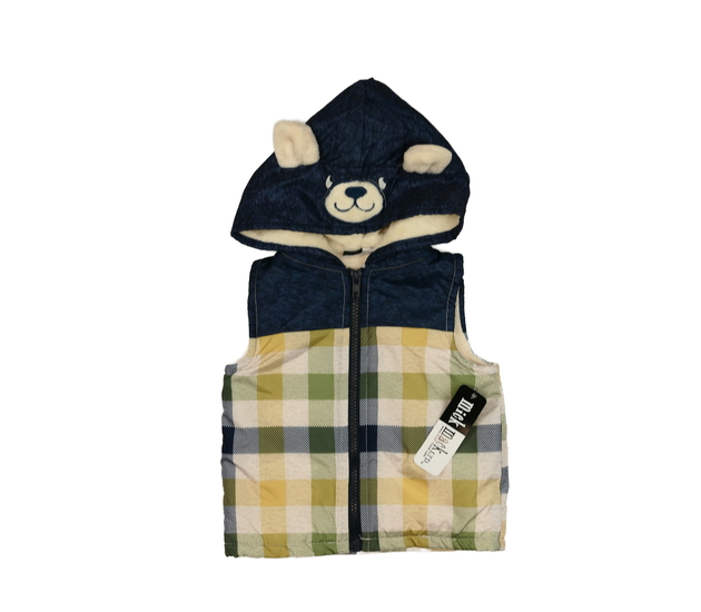 Nová vícebarevná vesta s vnitřním chlupem 