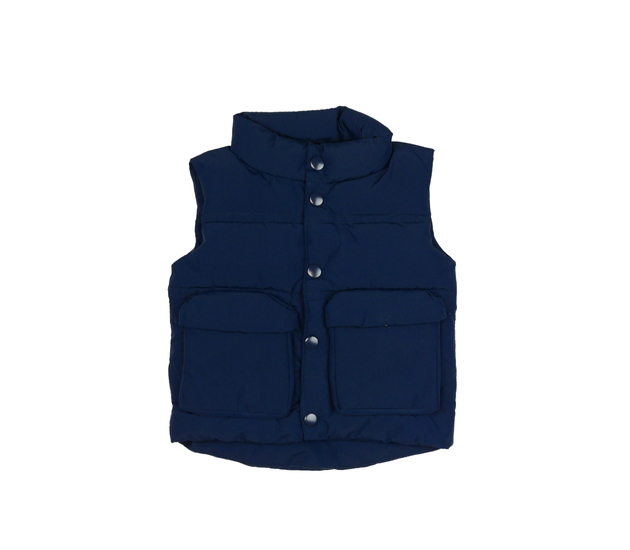 Tmavě modrá prošívaná vesta Primark