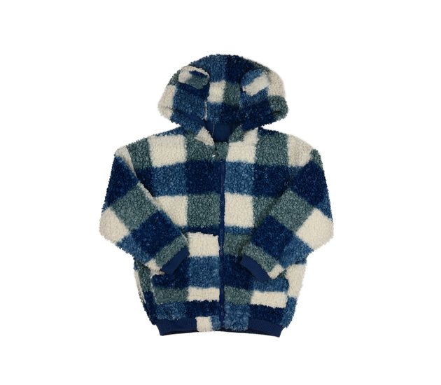Kostkovaná beránková bunda George