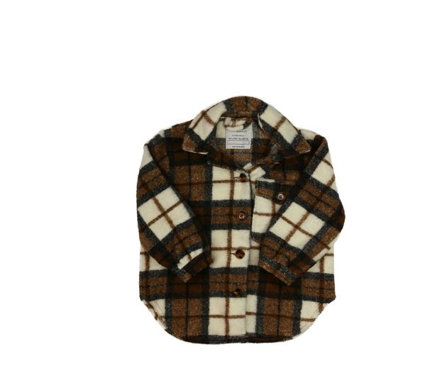 Hnědý košilový kabátek Primark 