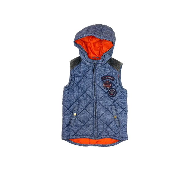 Modrá prošívaná vesta M&Co