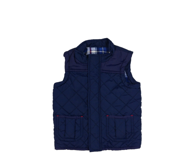 Tmavě modrá prošívaná vesta John Lewis 