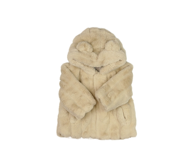 Hnědá chlupatá bundička Primark 