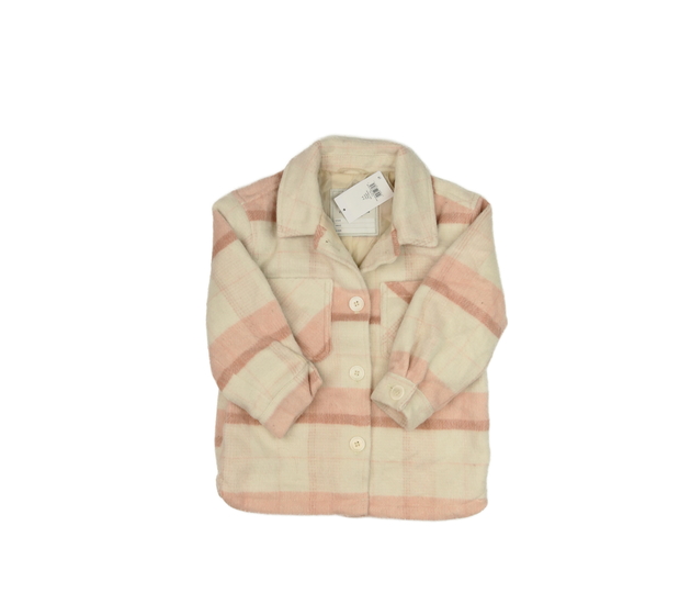 Růžový košilový kabátek George