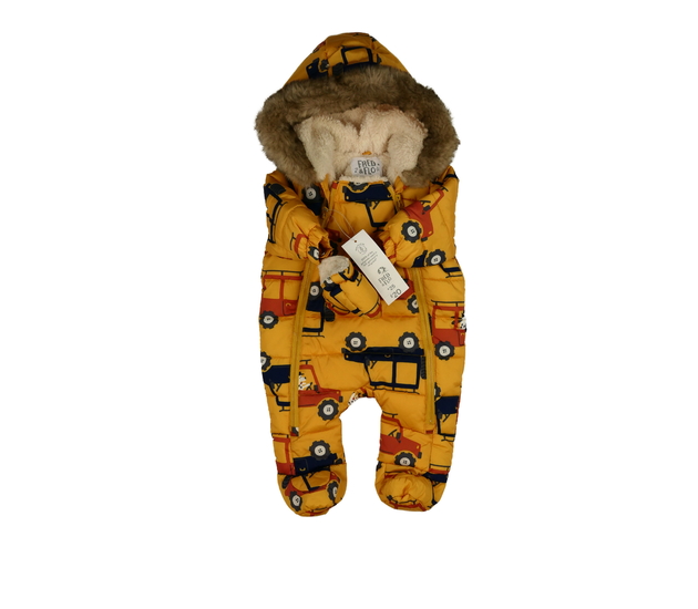 Nová hnědá zimní kombinéza F&F