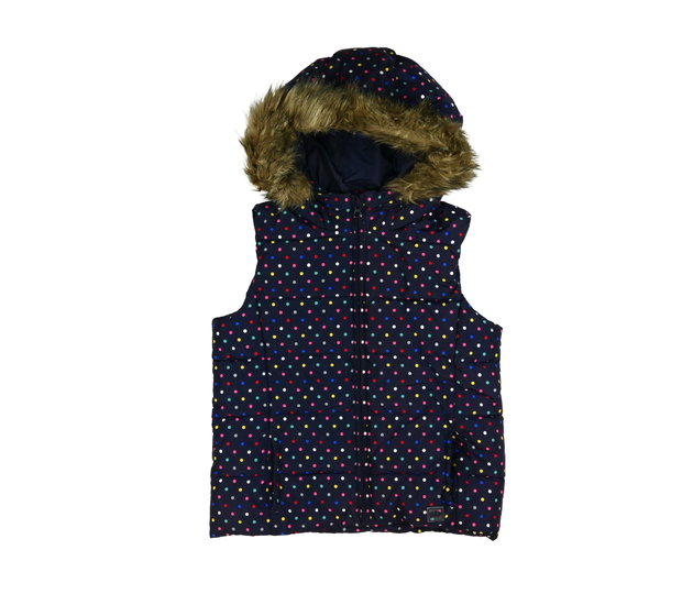 Tmavě modrá zimní vesta Gap