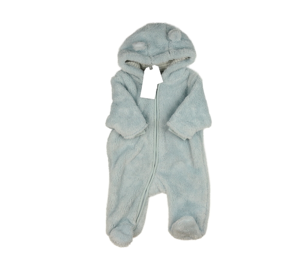 Nový modrý přechodový chlupatý overal Next