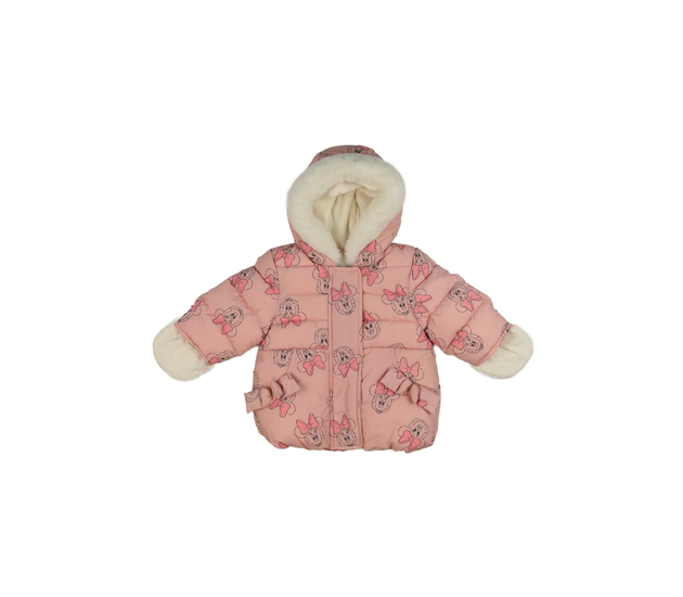 Růžová zimní bunda Minnie Disney George 