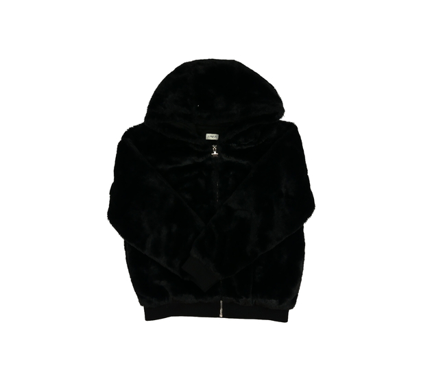 Černá kožíšková hebká bundička F&F