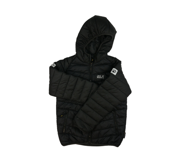 Černá prošívaná zimní bunda 