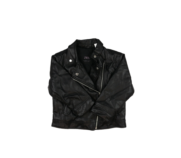 Černá koženková bunda Zara 