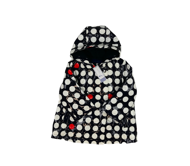 Nový modro-bílý nepromokavý kabátek 