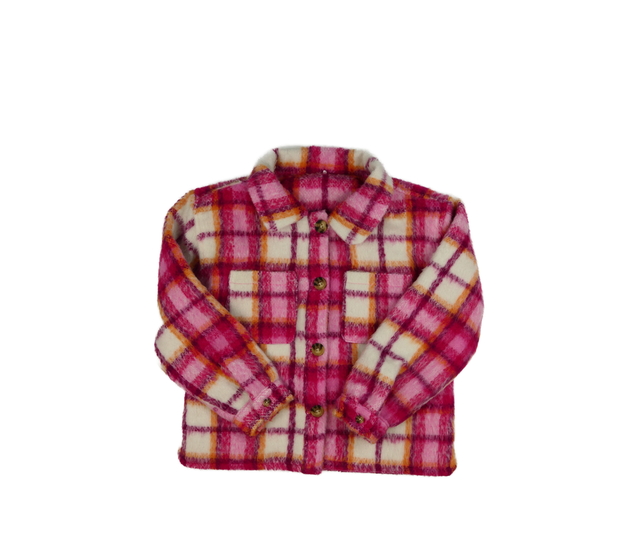 Růžový košilový kabátek George