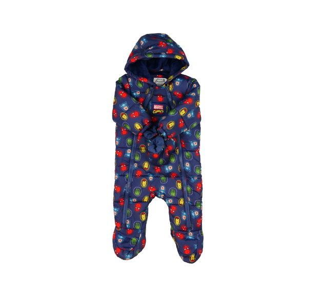 Modrá zimní kombinéza Marvel Primark 