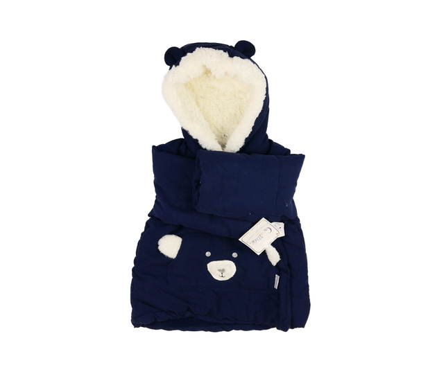 Nová tmavě modrá zimní bunda 