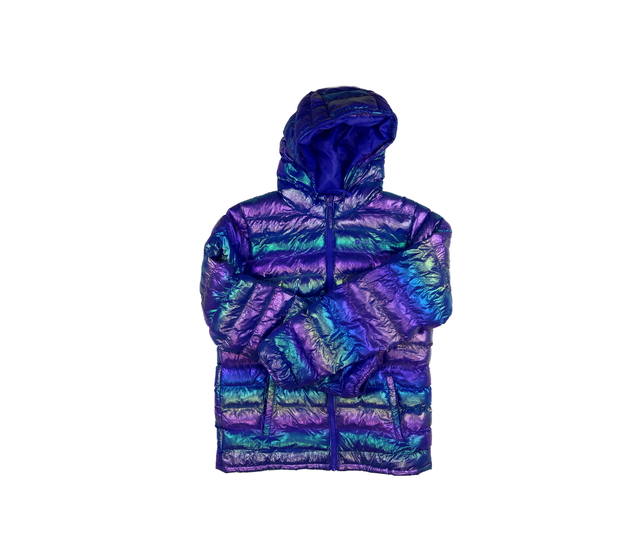 Fialová metalická prošívaná bunda Mountain Warehou