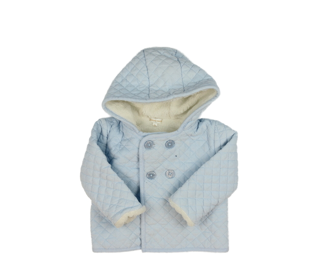 Modrý prošívaný kabátek Mintini Baby