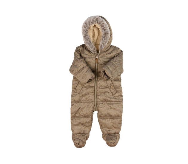 Hnědá zimní kombinéza Medvídek Pú George