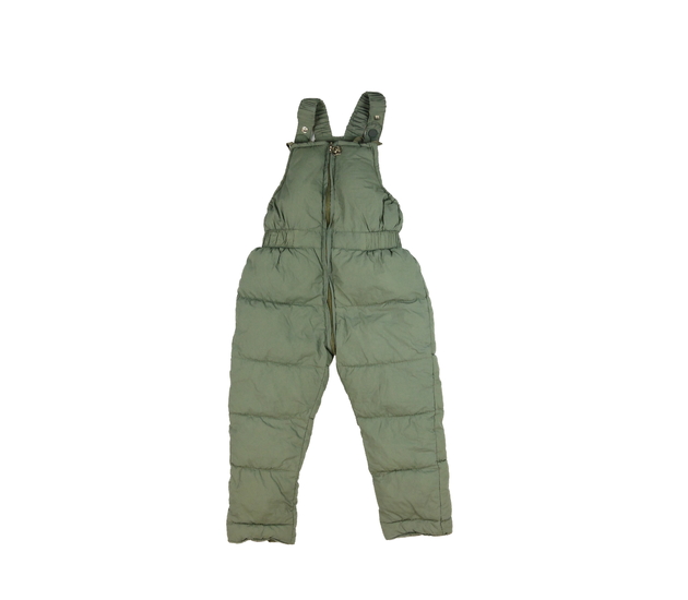 Zelené oteplováky s laclem 