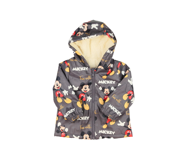 Šedá bunda Mickey Disney Tu