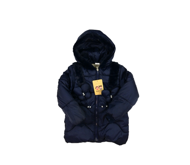 Nová modrá zimní delší bunda 