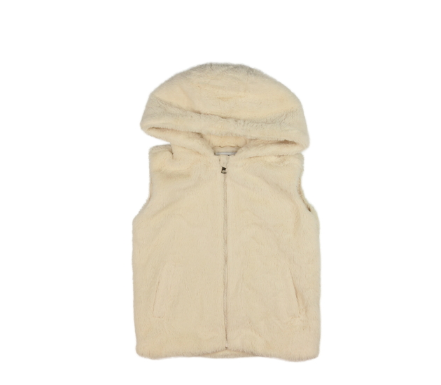 Krémová kožíšková vesta Primark 
