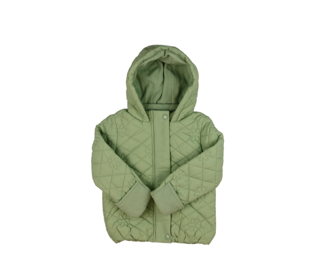 Zelená dekorativně prošívaná zimní bunda George