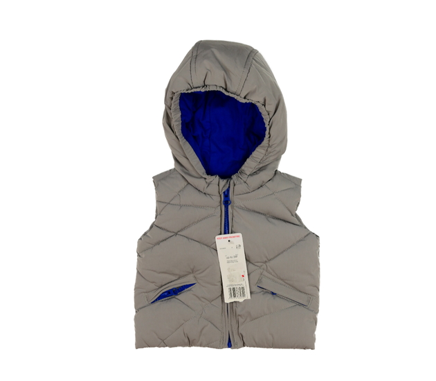 Nová šedá prošívaná zimní vesta F&F