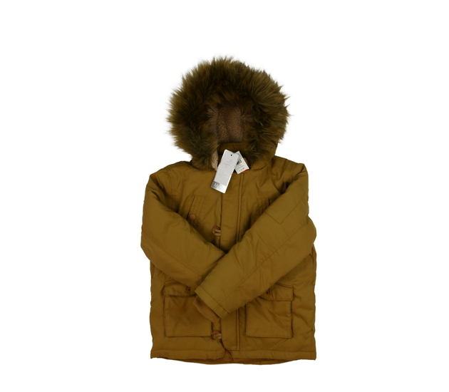 Nová hnědá zimní bunda M&Co