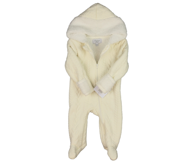 Nový krémový zimní overal 