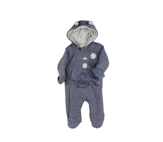 Modrý zimní overal Medvídek Pú Disney George