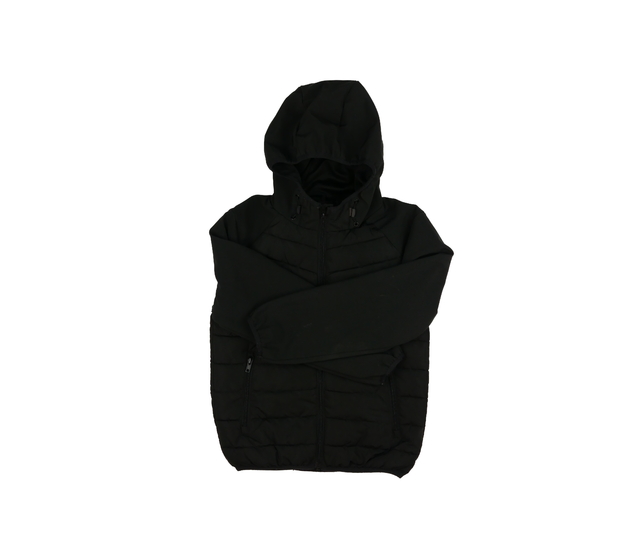 Černá prošívaná zimní bunda Primark 