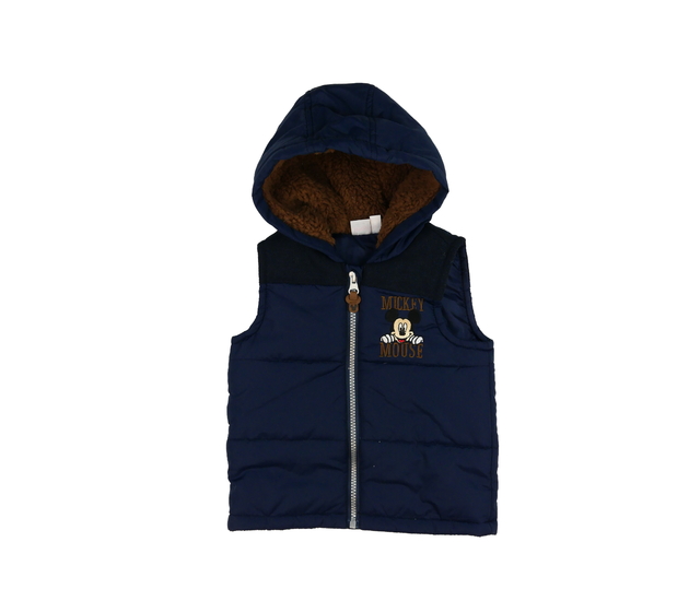 Tmavě modrá prošívaná vesta Disney 