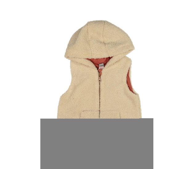 Beránková světle hnědá vesta Tu