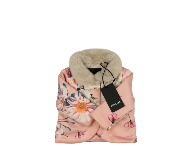 Nový růžový květinový kabátek Firetrap 