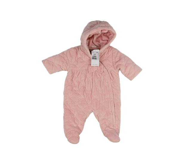 Nový růžový prošívaný overal Next