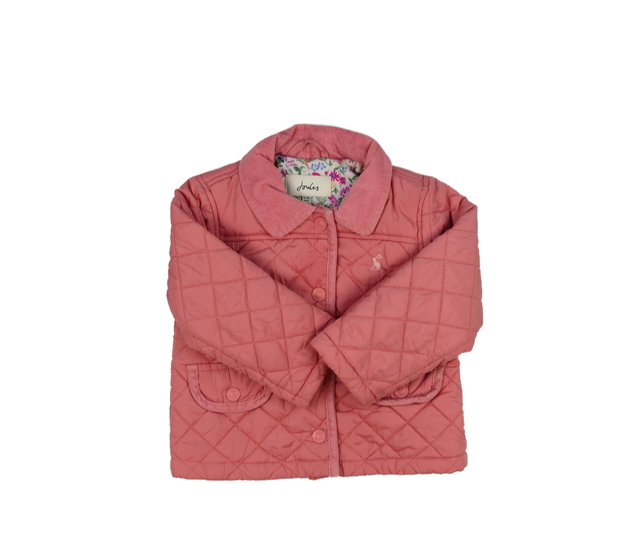 Růžová prošívaná přechodová bunda Joules 
