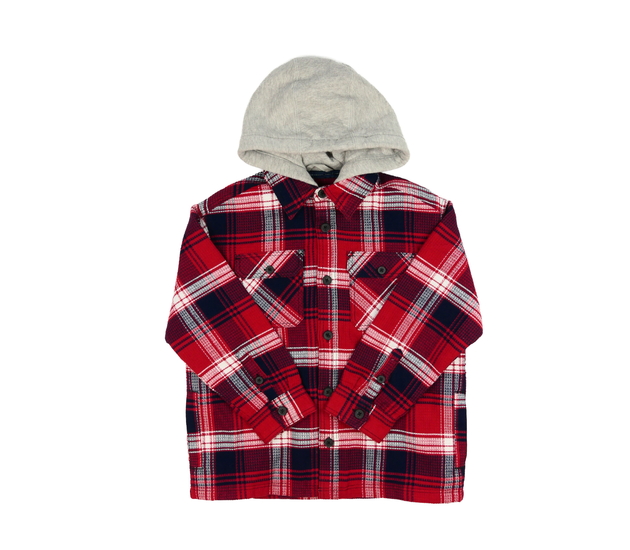 Červená košilová bundička Next