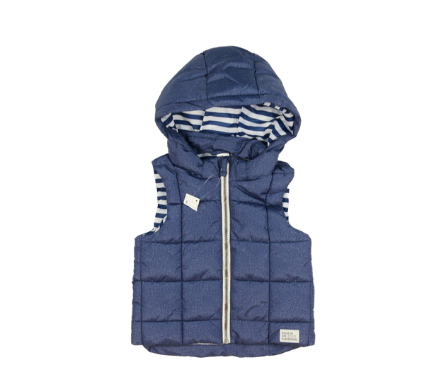 Nová modrá prošívaná vesta H&M