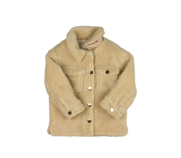 Hnědá beránková bundička River Island