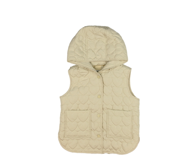 Hnědá vesta se srdci Primark 