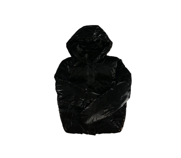 Černá nepromokavá lesklá zimní bunda F&F