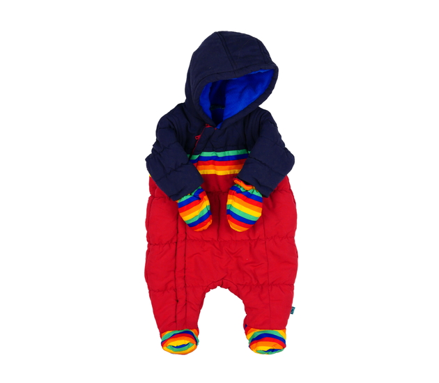 Červená zimní kombinéza 